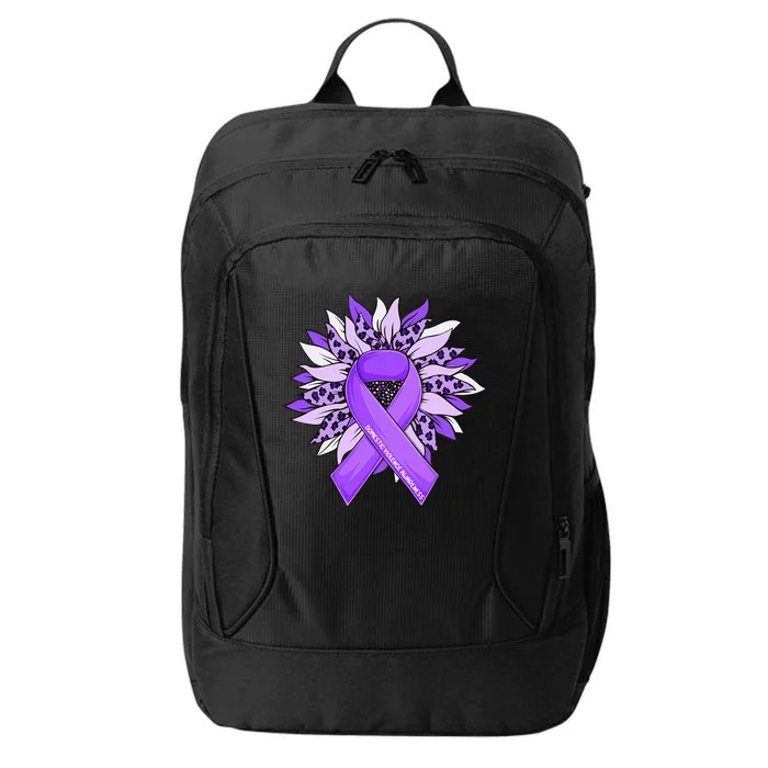 Stop Violence End The Silence Domestic Violence Awareness City Backpack