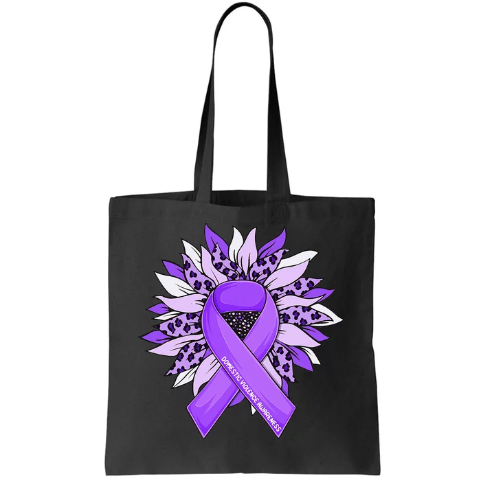 Stop Violence End The Silence Domestic Violence Awareness Tote Bag