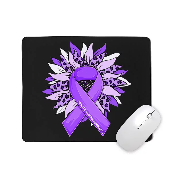 Stop Violence End The Silence Domestic Violence Awareness Mousepad