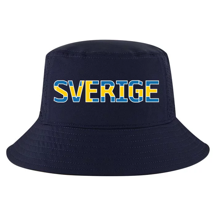 Sverige Sweden Flag Cool Comfort Performance Bucket Hat