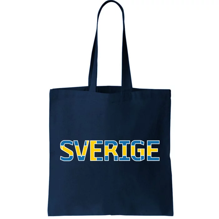 Sverige Sweden Flag Tote Bag