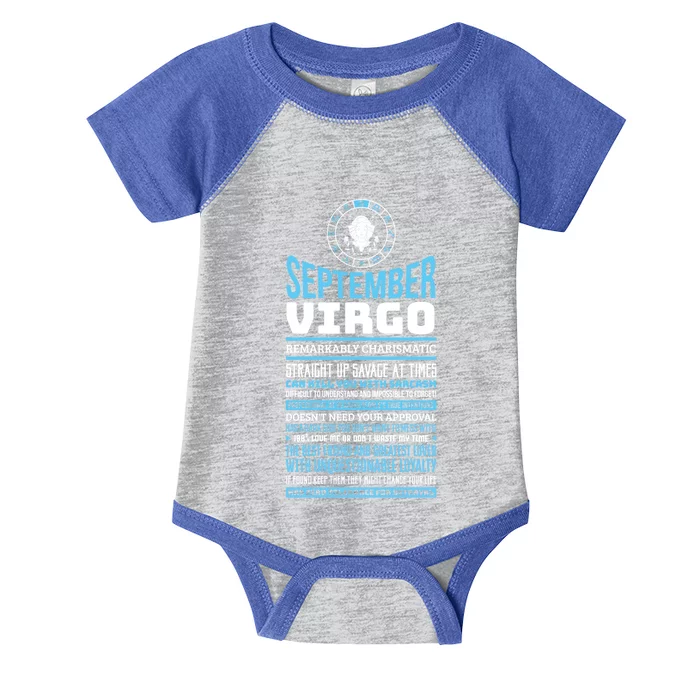 September Virgo Facts Traits Horoscope Zodiac Gift Infant Baby Jersey Bodysuit