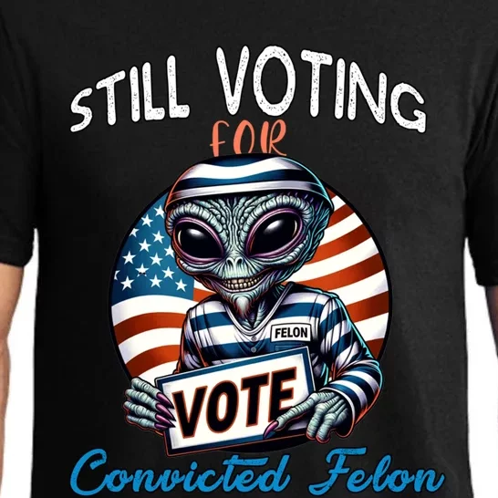 Still Voting For Convicted Felon Aliens Trump Reptilian Gift Pajama Set