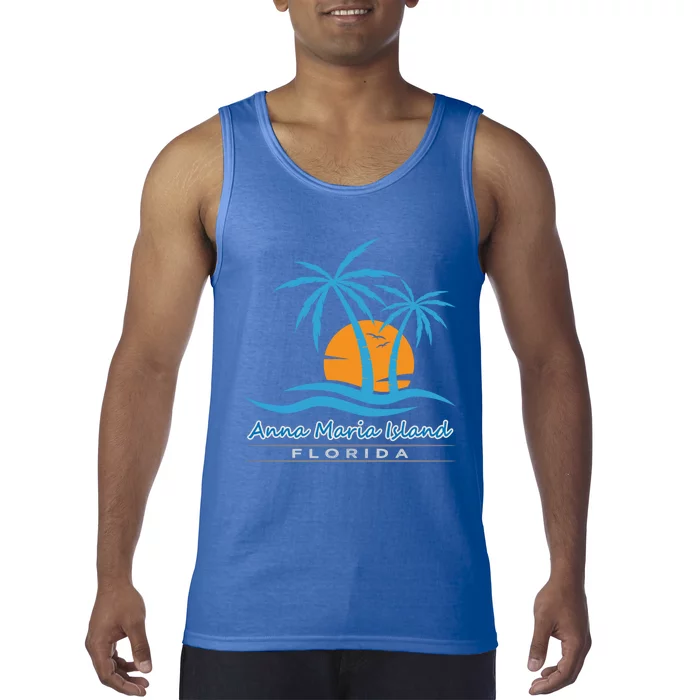 Summer Vacation Florida Anna Maria Island Beach Funny Gift Tank Top