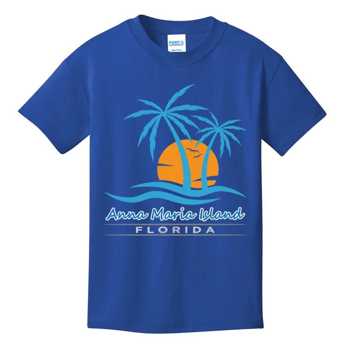 Summer Vacation Florida Anna Maria Island Beach Funny Gift Kids T-Shirt