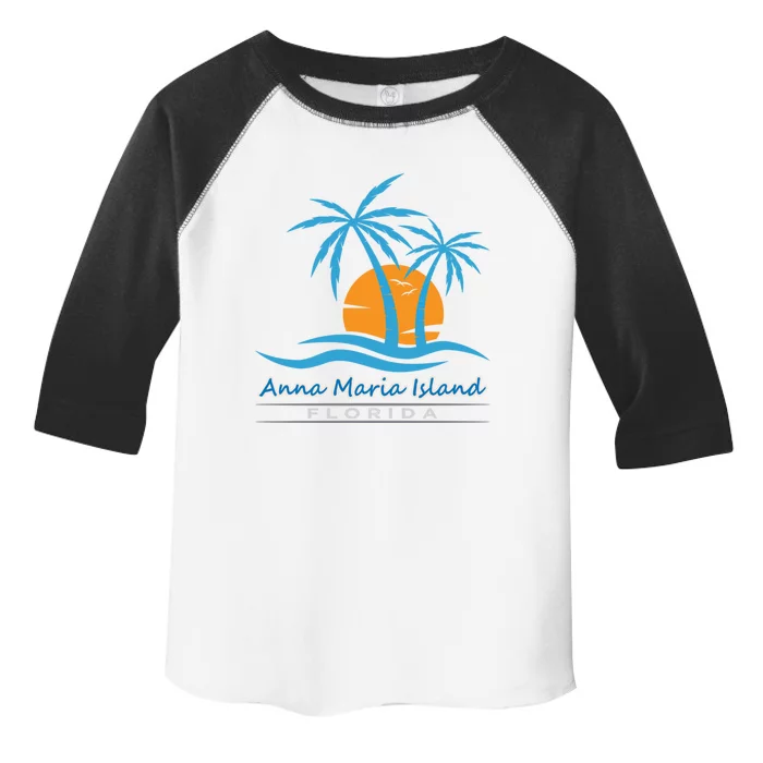 Summer Vacation Florida Anna Maria Island Beach Funny Gift Toddler Fine Jersey T-Shirt