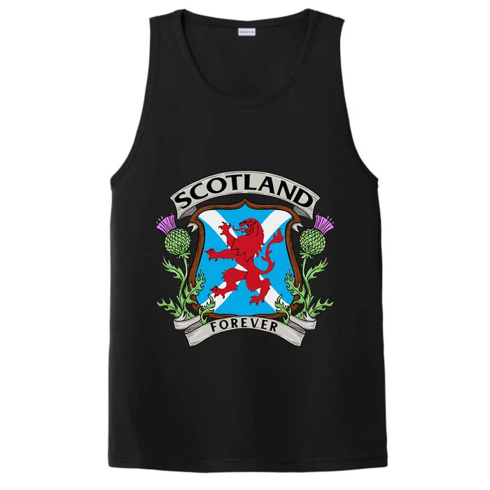 Scottish Vintage Flag Scotland Performance Tank