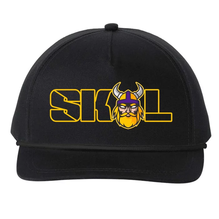 SKOL Viking Football Fan Snapback Five-Panel Rope Hat