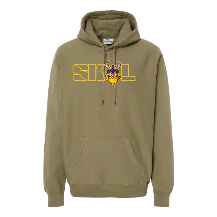 SKOL Viking Football Fan Premium Hoodie