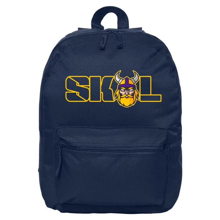 SKOL Viking Football Fan 16 in Basic Backpack