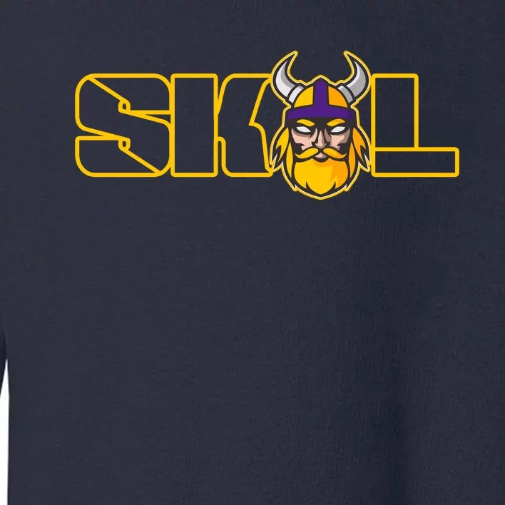 SKOL Viking Football Fan Toddler Sweatshirt