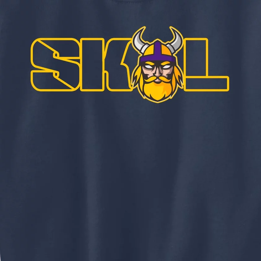 SKOL Viking Football Fan Kids Sweatshirt