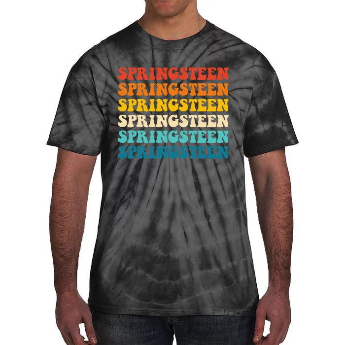 Springsteen Vintage Groovy Retro Party Everyday Casual Tie-Dye T-Shirt