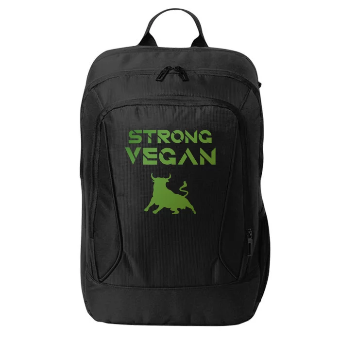 Strong Vegan Gift Idea Statet And Gift City Backpack