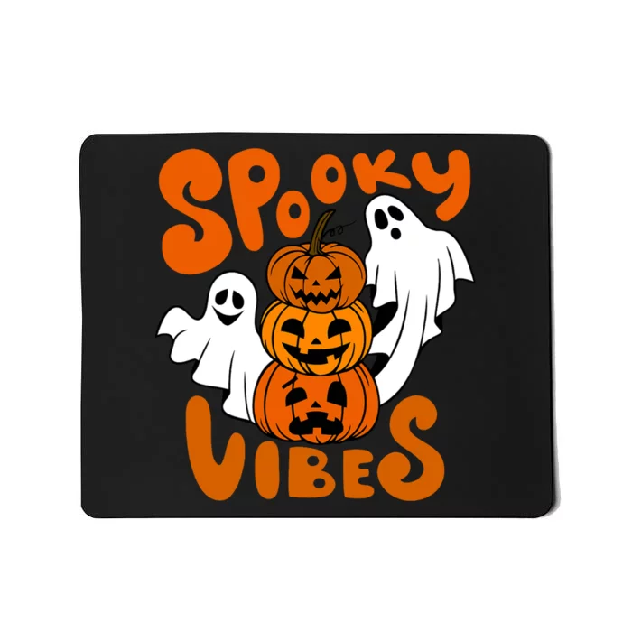 Spooky Vibes Happy Halloween Pumpkin Boo Costumes Mousepad