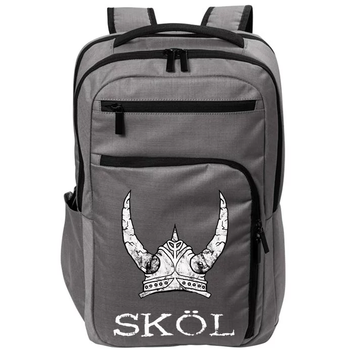 Skol Viking Helmet Nordic Scandinavian Norse Mythology Impact Tech Backpack