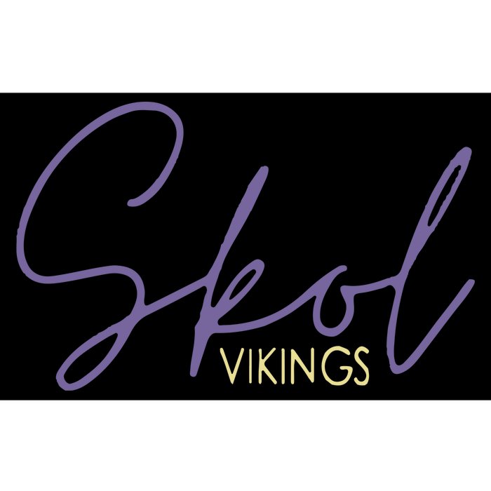 Skol Vikings Halloween Bumper Sticker