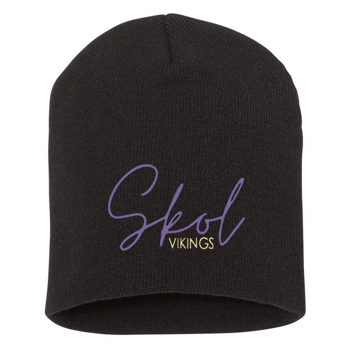 Skol Vikings Halloween Short Acrylic Beanie