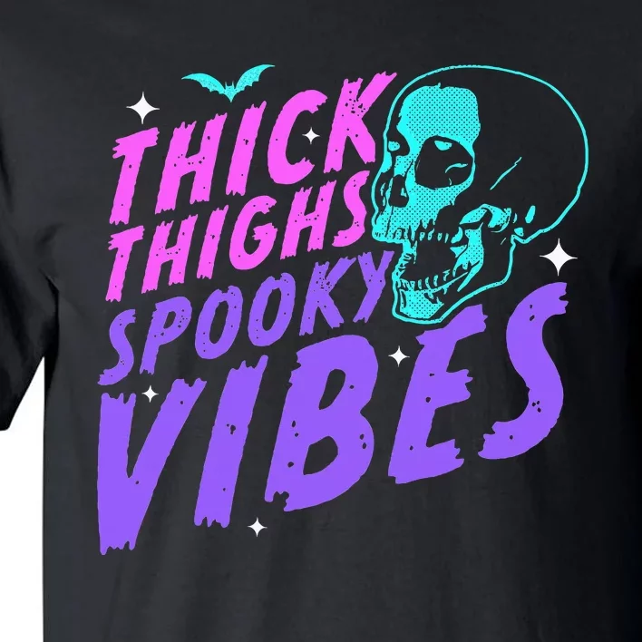 Spooky Vibes Halloween Skull Pastel Goth Leggings Tall T-Shirt