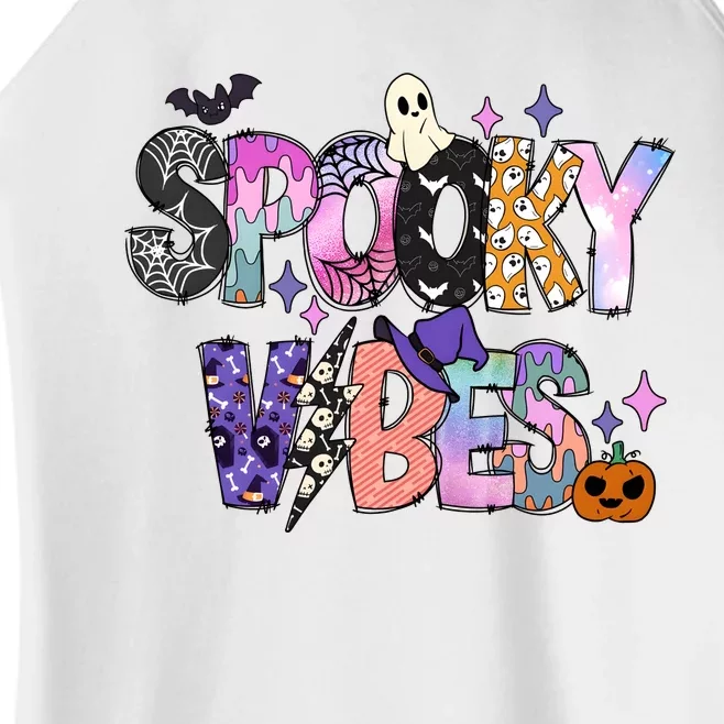 Spooky Vibes Halloween Women’s Perfect Tri Rocker Tank