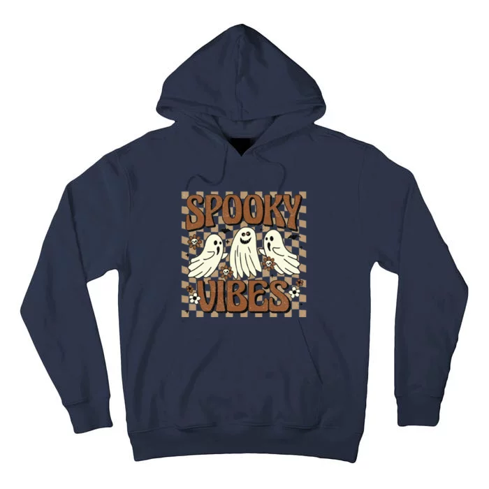 Spooky Vibes Halloween Ghoul Ghost Spooky Tall Hoodie