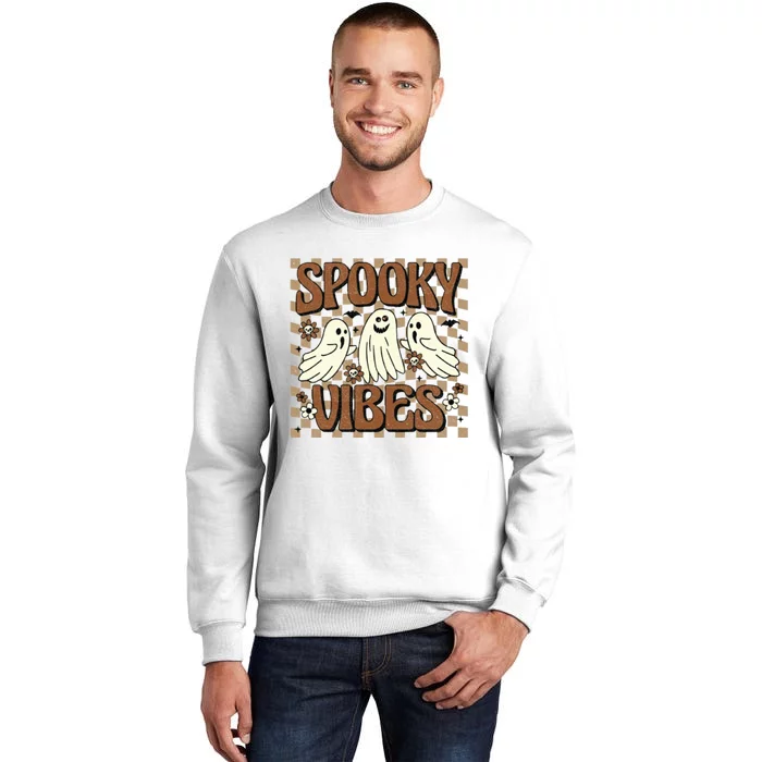 Spooky Vibes Halloween Ghoul Ghost Spooky Sweatshirt