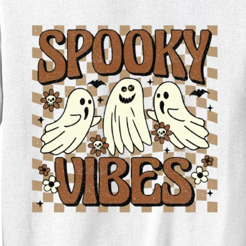 Spooky Vibes Halloween Ghoul Ghost Spooky Sweatshirt