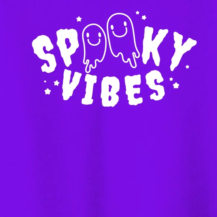 Spooky Vibes Halloween Ghost Cute Toddler T-Shirt