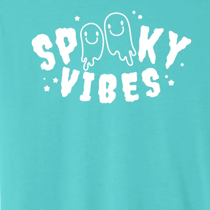 Spooky Vibes Halloween Ghost Cute ChromaSoft Performance T-Shirt