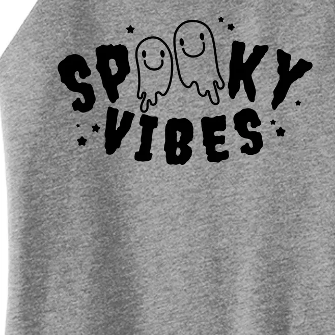 Spooky Vibes Halloween Ghost Cute Women’s Perfect Tri Rocker Tank