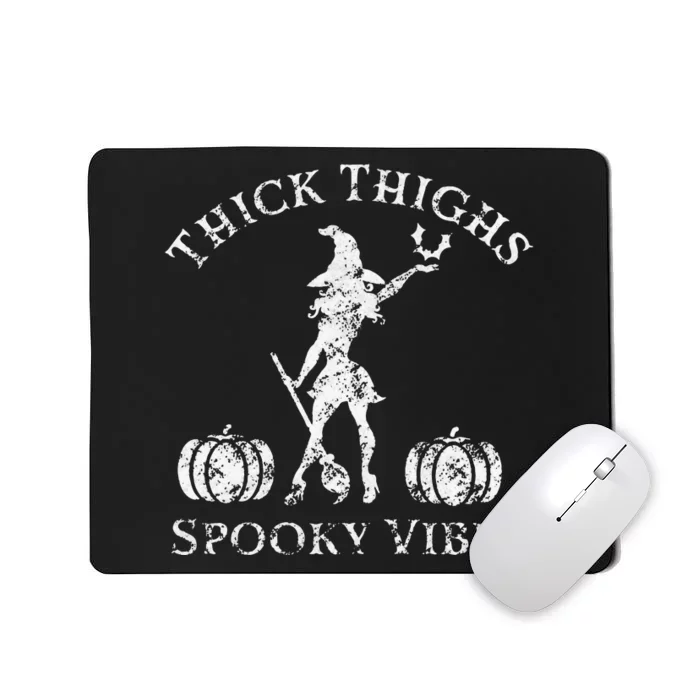 Spooky Vibes Halloween Leggings Mousepad