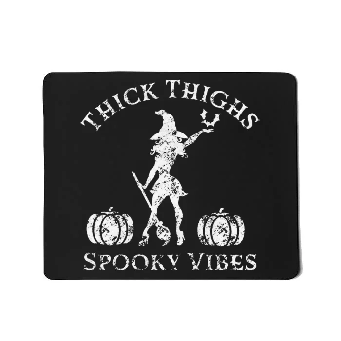 Spooky Vibes Halloween Leggings Mousepad