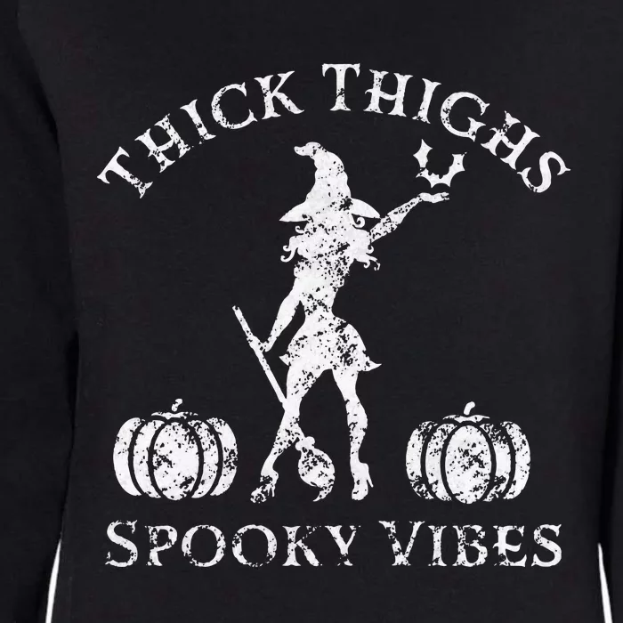 Spooky Vibes Halloween Leggings Womens California Wash Sweatshirt