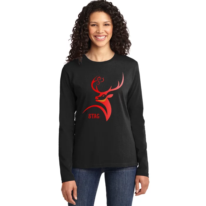 Stag Vixen Hotwife Cuckold Ladies Long Sleeve Shirt