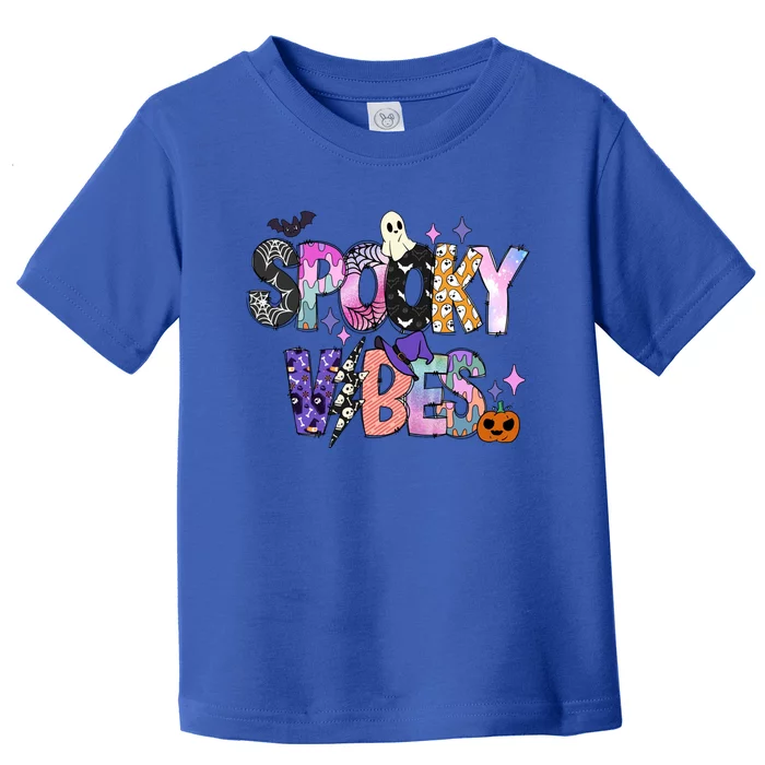 Spooky Vibes Halloween Gift Toddler T-Shirt