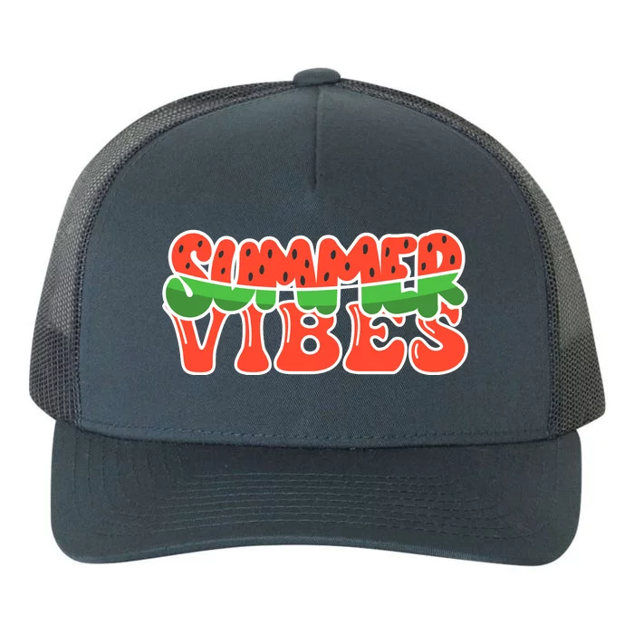 Summer Vibes Hello Summer Yupoong Adult 5-Panel Trucker Hat