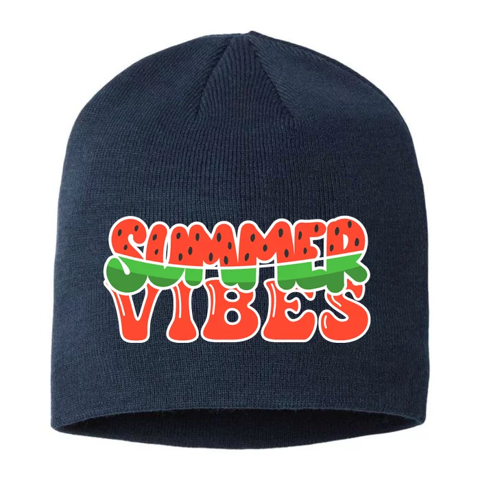 Summer Vibes Hello Summer 8 1/2in Sustainable Knit Beanie