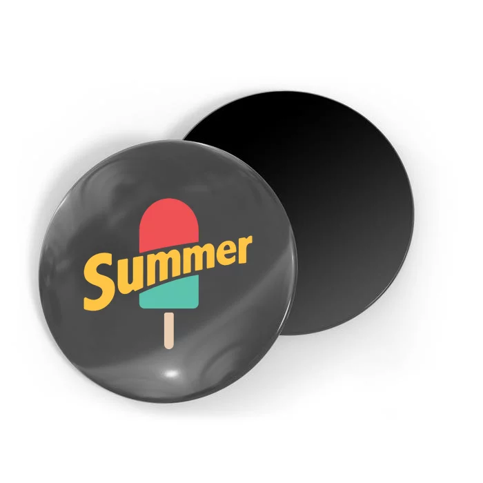 Summer Vacation Ice Cream Popsicle Magnet