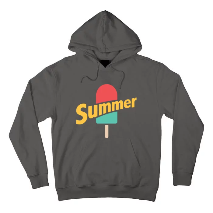 Summer Vacation Ice Cream Popsicle Tall Hoodie