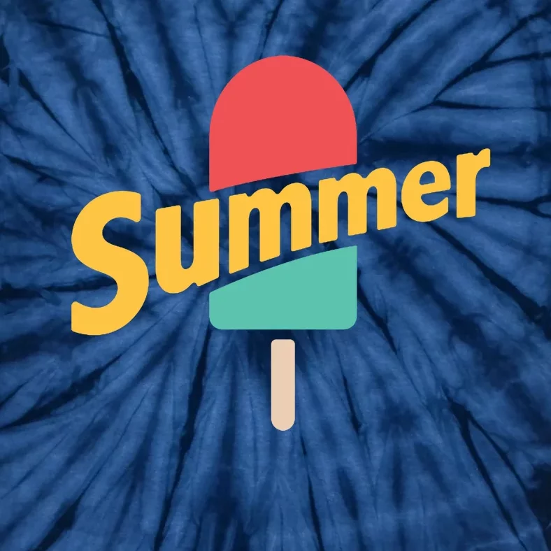 Summer Vacation Ice Cream Popsicle Tie-Dye T-Shirt