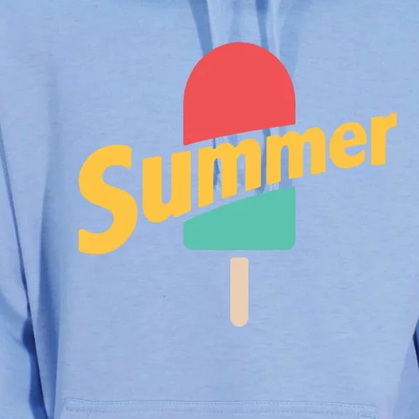 Summer Vacation Ice Cream Popsicle Unisex Surf Hoodie