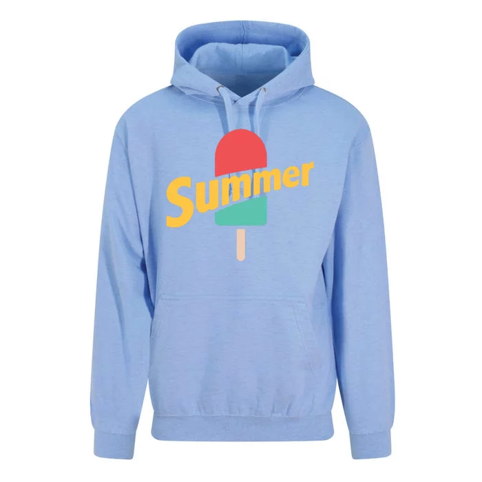 Summer Vacation Ice Cream Popsicle Unisex Surf Hoodie