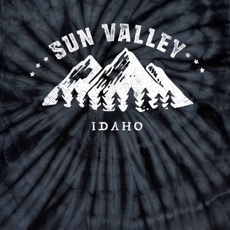 Sun Valley Idaho Outdoors Adventure Mountain Graphic Gift Tie-Dye T-Shirt