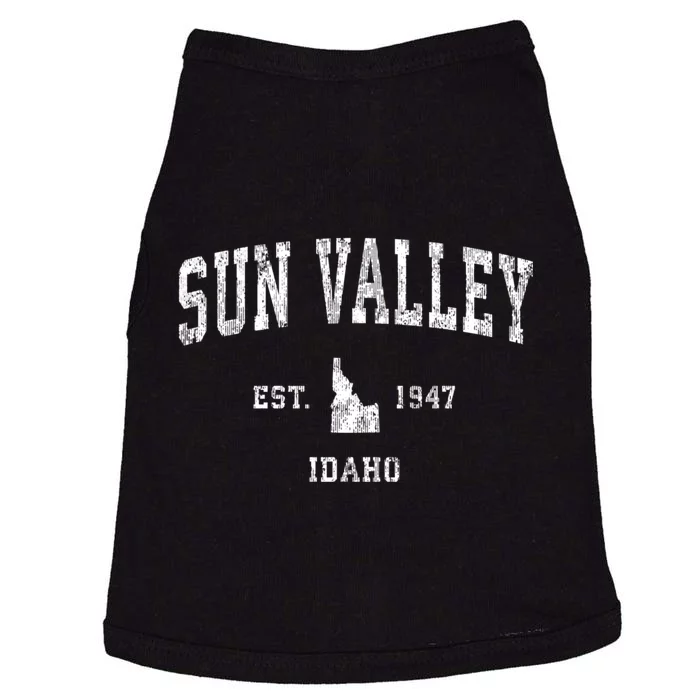 Sun Valley Idaho Id Vintage Athletic Sports Doggie Tank