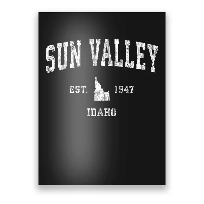 Sun Valley Idaho Id Vintage Athletic Sports Poster