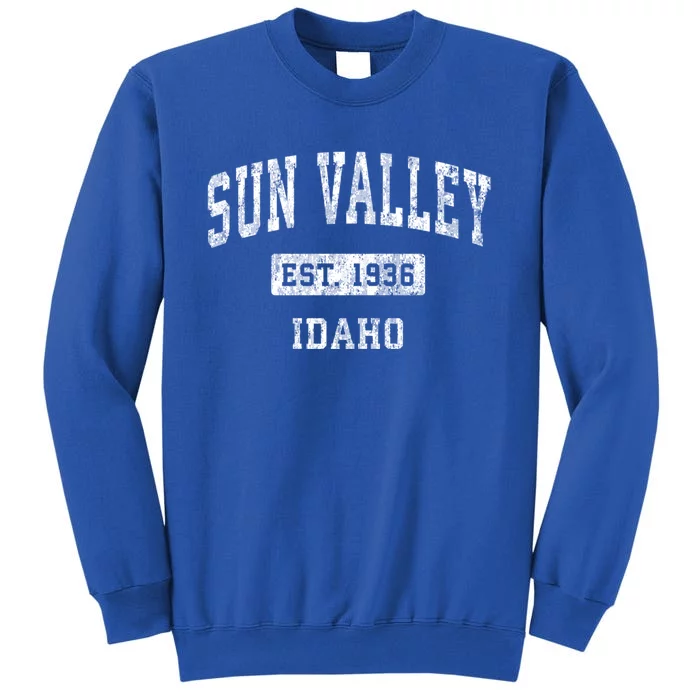 Sun Valley Idaho Id Vintage Established Sports Sweatshirt