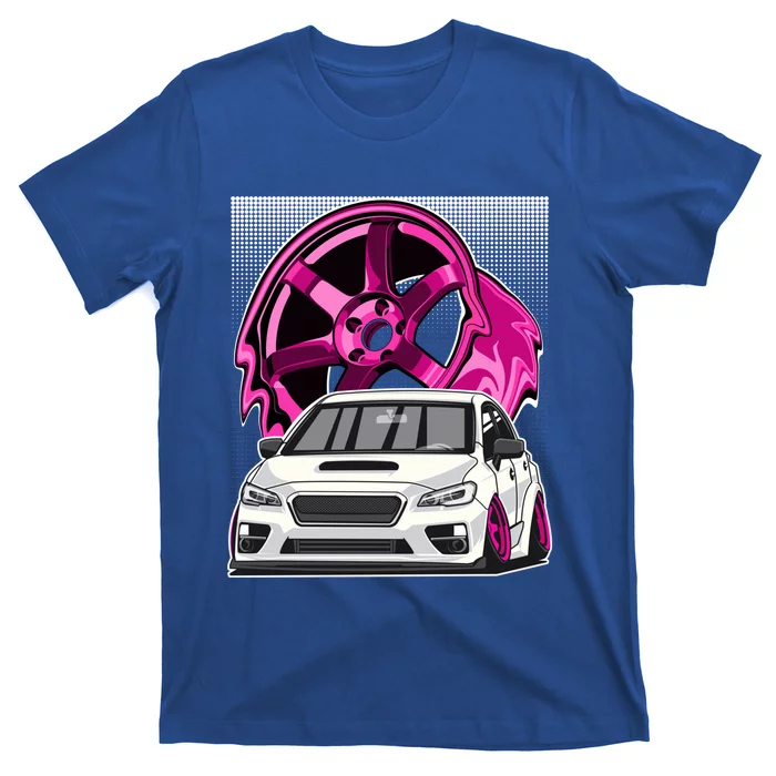 Subie Va Jdm Stance Car Wheel Boxer Motor Racing Graphic Cute Gift T-Shirt