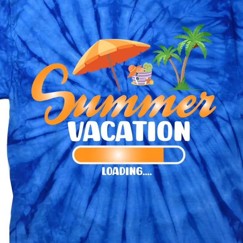 Summer Vacation Loading Funny Summer Vacay Loading 2024 Gift Tie-Dye T-Shirt