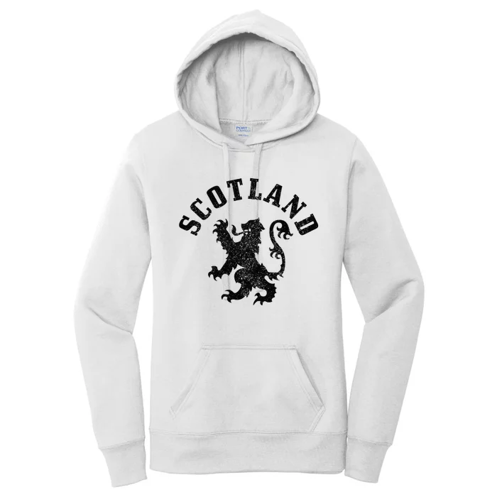 Scotland Vintage Lion Scottish Pride Gift UK Women's Pullover Hoodie