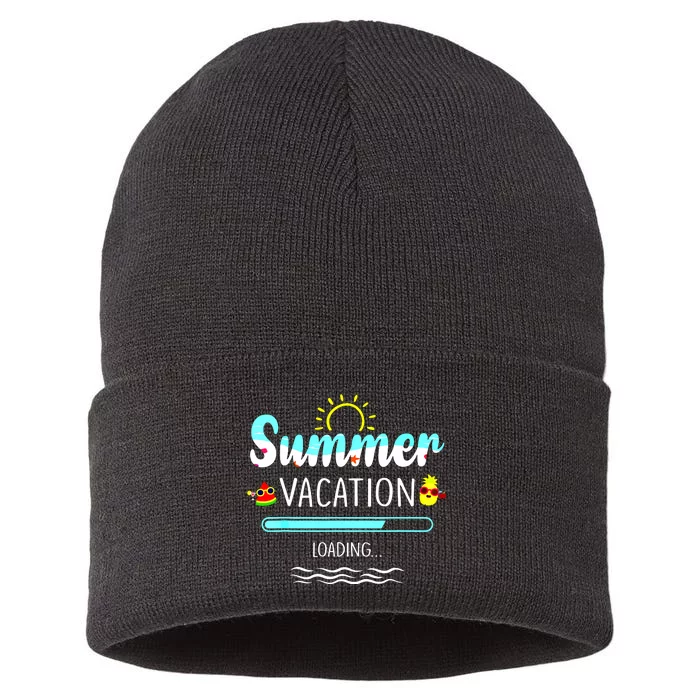 Summer Vacation Loading Sustainable Knit Beanie